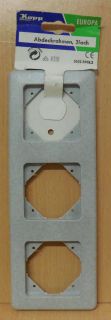 Kopp Abdeckrahmen 3 fach Europa granit grau 3033.3408.9 Unterputz* so715