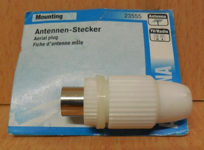 Skymaster 23555 Antennen-Stecker Koax Stecker Antennen Stecker TV Radio* so717