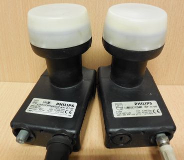 Philips SX819 Universal LNB + SX820LT B Looptrough 0.7dB DiseqC 2.0* so736