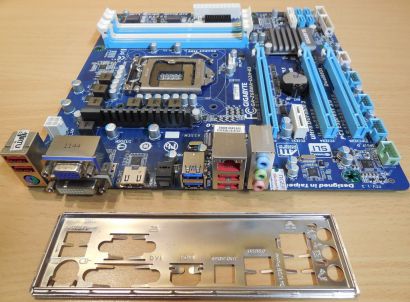 Gigabyte GA-Z68MA-D2H-B3 Rev1.3 Mainboard Blende Intel Z68 Sockel 1155 DDR3*m782