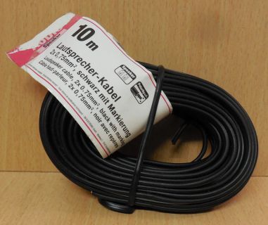 Skymaster 16243 10m Lautsprecherkabel 2x 0,75 mm² geeignet zum Verlegen* so772