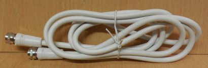 SAT Anschlusskabel Kabel Antennenkabel 1,5m F Stecker F Stecker weiß* so786