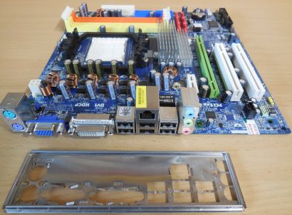 ASRock K10N78FullHD-hSLI Rev 3.12 Mainboard+Blende Sockel AM2+ VGA DVI PCIe*m795