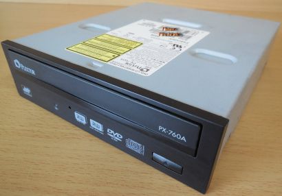 Plextor PX-760A DVD-RW DL Brenner ATAPI intern IDE Laufwerk schwarz* L396