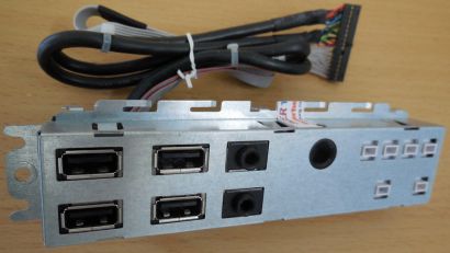 DELL OPTIPLEX 990 790 SFF Frontpanel USB AUDIO LED IO Panel 087G1H* pz417