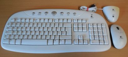 Logitech Cordless Internet Pro Y-RK56A Tastatur Maus kabellos 867436-0102*pz1000