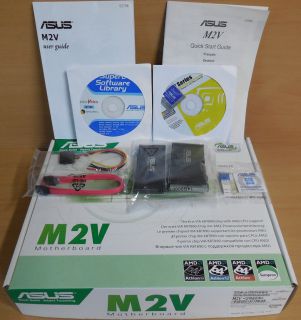 Asus M2V Rev 1.01G Mainboard NEU OVP Sockel AM2 VIA PCIe DDR2 Audio GbLAN* m820