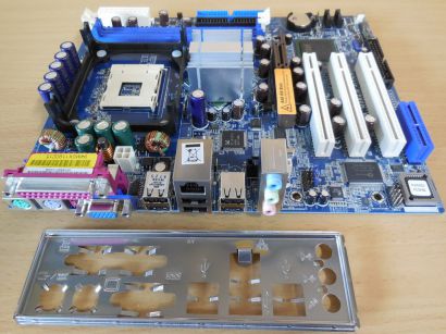 ASRock P4i65GV Rev 1.11 Mainboard NEU OVP Sockel 478 AGI DDR VGA Sound LAN* m825