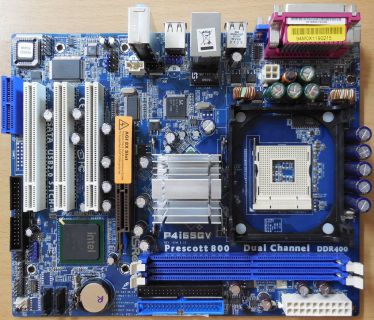 ASRock P4i65GV Rev 1.11 Mainboard NEU OVP Sockel 478 AGI DDR VGA Sound LAN* m825