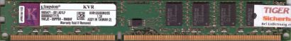 Kingston KVR1333D3N9 2G PC3-10600 2GB DDR3 1333MHz 9905471-001 A01LF RAM* r394