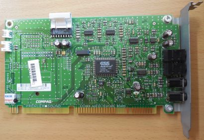 COMPAQ Premier Sound X071 CNT75MXZ47 ES189 Audio Featur Board ISA Soundkarte*s61