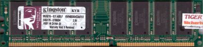 Kingston KVR400X64C3A 512 PC-3200 512MB DDR1 400MHz 99U5216-037 A00LF RAM* r471