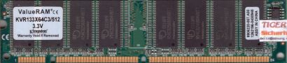 Kingston KVR133X64C3 512 PC133 512MB SDRAM 133MHz 9905220-007 A00 SD RAM* r472