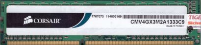 Corsair 4GB Kit 2x 2GB CMV4GX3M2A1333C9 PC3-10600 DDR3 1333MHz CL9 RAM* r540