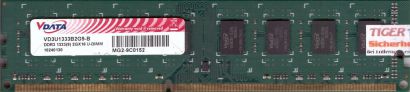 VDATA VD3U1333B2G9-B PC3-10600 2GB DDR3 1333MHz Arbeitsspeicher RAM* r565