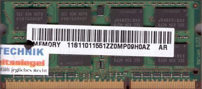 Samsung M471B5673FH0-CF8 PC3-8500 2GB DDR3 1066MHz SODIMM Arbeitsspeicher* lr06