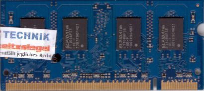 Elpida EBE10UE8AFSA-8G-F PC2-6400 1GB DDR2 800MHz SODIMM Arbeitsspeicher* lr11
