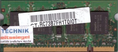 Hynix HYMP564S64BP6-Y5 AB PC2-5300 512MB DDR2 667MHz SODIMM Arbeitsspeicher*lr30