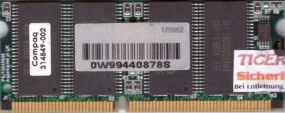 Compaq 314849-002 PC66 64MB SDRAM 66MHz SODIMM SD RAM Arbeitsspeicher* lr31