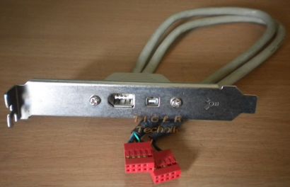 MSI K1A-3014004-V03 Mainboard IEEE1394 1x Firewire 1x Mini Firewire Blende* pz73