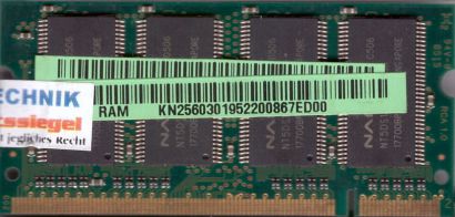 Nanya NT256D64SH8C0GM-6K PC-2700 256MB DDR1 333MHz SODIMM Arbeitsspeicher* lr48