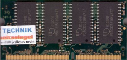 Siemens NTB3264133G07MV-TW-A1C08D PC133 256MB SDRAM 133MHz SODIMM SD RAM* lr49