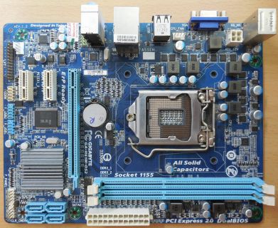 Gigabyte GA-H61M-DS2 Rev1.2 Mainboard Intel H61 Sockel 1155 DDR3 PCIe SATA* m836
