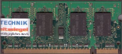 Samsung M470T2864DZ3-CE6 PC2-5300 1GB DDR2 667MHz SODIMM Arbeitsspeicher* lr61