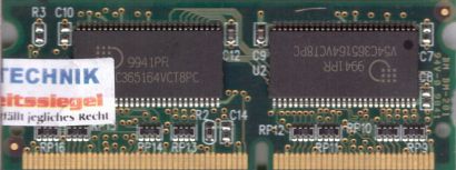 Mosel Vitelic U1703203MV66120 PC100 32MB SDRAM 100MHz SODIMM SD RAM* lr66