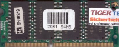 NoName PC100 64MB SDRAM 100MHz SODIMM SD RAM Hyundai HY57V651620B Chips* lr77