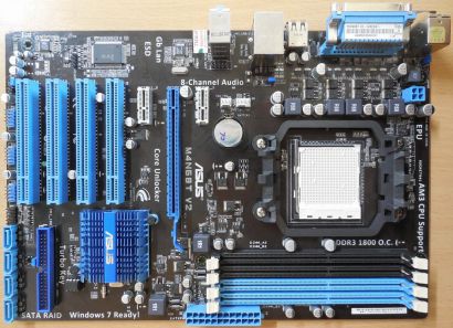 Asus M4N68T V2 Rev1.00 Mainboard +Blende AMD Sockel AM3 DDR3 PCIe SATA IDE* m846