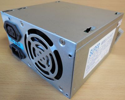 SUPER LC-A350ATX 350 Watt Computer PC Netzteil 3-pin Molex Lüfter AUX* nt1454