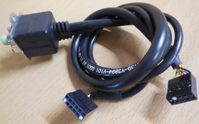 FSC Fujitsu Siemens USB Audio Micro Front Panel T26139-Y3894-V101* pz459