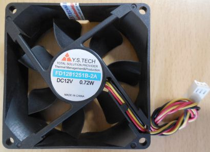 Y.S.TECH FD1281251B-2A Gehäuselüfter Kühler Lüfter PC Computer* GL82