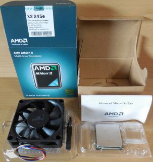 CPU AMD Athlon II X2 245e AD245EHDK23GM Dual Core 2x2.9GHz Sockel AM3 AM2+* c558