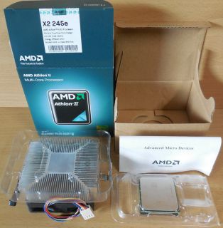 CPU AMD Athlon II X2 245e AD245EHDK23GM Dual Core 2x2.9GHz Sockel AM3 AM2+* c558
