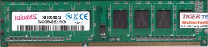 takeMS 4GB Kit 2x2GB TMS2GB364E082-139CM PC3-10600 DDR3 1333MHz CL9 RAM OVP*r623