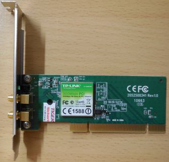 TP-LINK TL-WN851ND 300Mbps Wireless N PCI Adapter Karte 2052500341* wk07