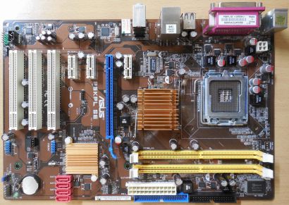Asus P5KPL SE Rev 2.01G Mainboard Sockel 775 Intel G31 DDR2 PCIe SATA Audio*m863