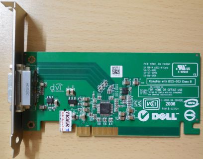 DELL E-G900-04-2600(B) 0FH868 usw. Sil 1364A ADD2-N D33724 PCI-E x16 DVI-D* G366