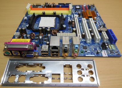 ASRock ALiveNF6G-DVI Rev 2.02 Mainboard +Blende Sockel AM2 VGA PCIe SATA2* m866