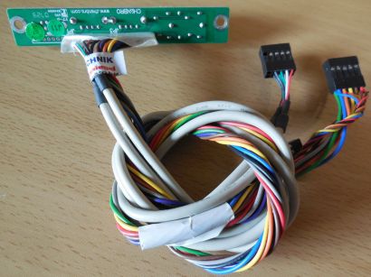 TERRA Chenbro CLKF450 Ver 1.4 80H021710 Frontpanel 2xUSB 2.0 Audio* pz486