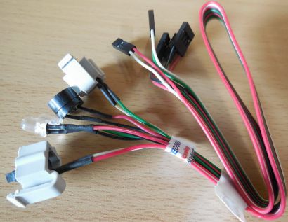 TERRA PC 26H011303-025 Power Reset Schalter mit Power HDD LEDs Speaker* pz488