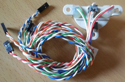 Power und Reset Schalter + Halterungen mit Power und HDD LED PC Computer* pz489
