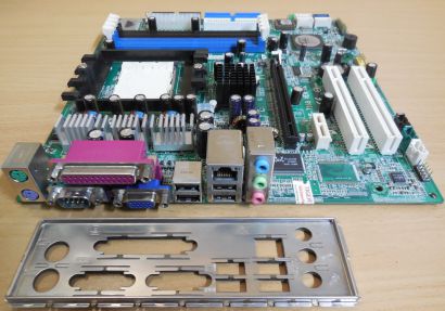 MSI MS-7168 Ver1C Mainboard +Blende AMD Sockel 939 PCIe DDR Powermate VL350*m872