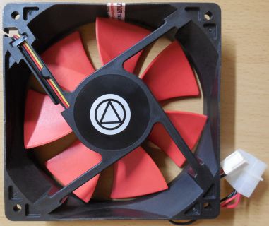 Xilence RED WING 120mm 12V 3-pol Molex DC Gehäuse Lüfter PC Computer* GL105