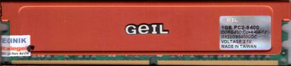 GEIL GX22GB6400UDC 2GB Kit 2x 1GB PC2-6400 DDR2 800MHz Arbeitsspeicher RAM* r639