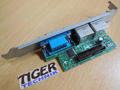 Dell F6VNT F743C 0Y903 PS2 Tastatur Mause RS232 Seriell COM Slotblende* pz504