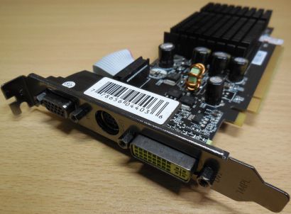 XFX PVT72SWang GF 7200GS 256MB Board unterstützt 512MB DDR2 VGA DVI S-Video*g374