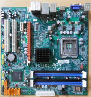 Acer Aspire M3800 Mainboard +Blende G45T G43T-AM3 V1.0 HDMI VGA DDR3 P